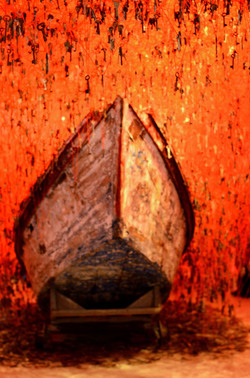 BIENNALE di VENEZIA padiglione giapponese. Foto di Giulio Azzarello &copy;2015 2016. Opera di Chiharu Shiota The KEY in the HAND .