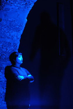 DARIO FERRARI E NINA LOMBARDINO attori italiani. Fotografie di Giulio Azzarello &copy;2014.