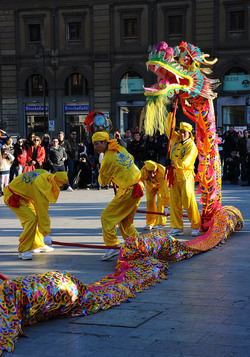 CAPODANNO CINESE panoramiche e particolari. Fotografie di Giulio Azzarello &copy;2014.