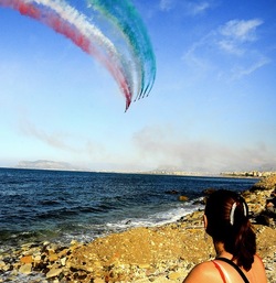 FRECCE TRICOLORE fotografie di Giulio Azzarello &copy;2018.