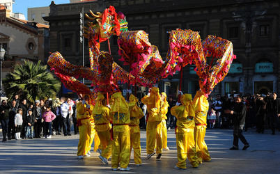 CAPODANNO CINESE panoramiche e particolari. Fotografie di Giulio Azzarello &copy;2014.