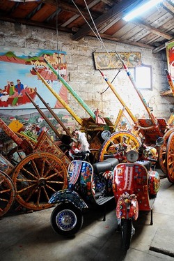 CARRETTO tipico siciliano palermitano. Fotografie di Giulio Azzarello &copy;2014.