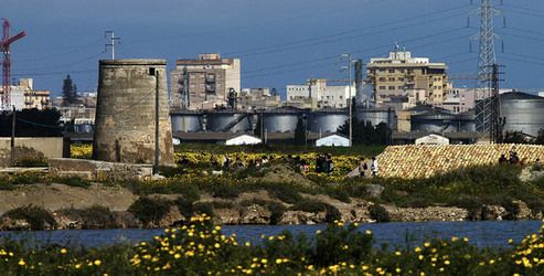 WWF Sicilia le Saline di Trapani. Fotografie di Giulio Azzarello &copy;2014.