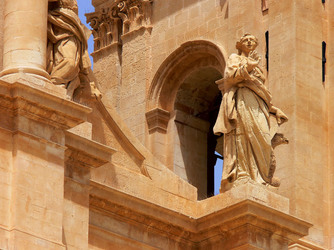 IL BAROCCO DI NOTO in Sicilia panoramiche e particolari. Fotografie di Giulio Azzarello &copy;2014.