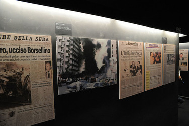 MUSEO DELLA MAFIA a Salemi. Fotografie di Giulio Azzarello 2014.