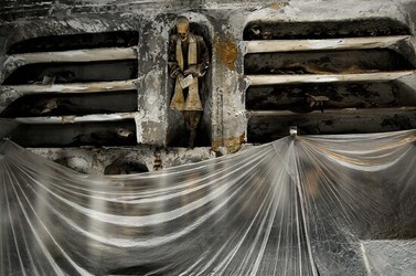 LE CATACOMBE dei cappuccini a Palermo in Sicilia. Fotografie di Giulio Azzarello &copy;2014.