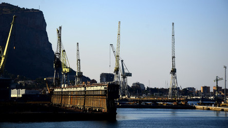 IL GOLFO E IL PORTO DI PALERMO. Fotografie di Giulio Azzarello &copy;2015 2016.