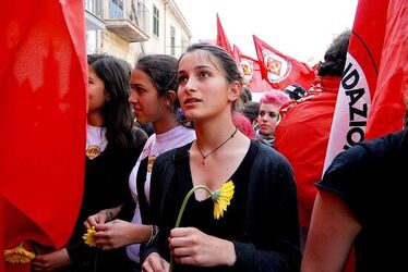 PEPPINO IMPASTATO e il suo mito. Fotografie di Giulio Azzarello ©2014.