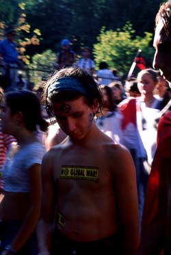 MARCIA DELLA PACE PERUGIA ASSISI fotografie di Giulio Azzarello &copy;2000 2022.