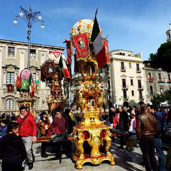 Festa di S.Agata a Catania. Fotografie di Giulio Azzarello ©2017.