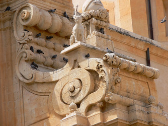 IL BAROCCO DI NOTO in Sicilia panoramiche e particolari. Fotografie di Giulio Azzarello &copy;2014.