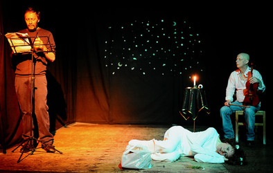 CLOCHARD uno spettacolo di e con Ludovico Caldarera. Fotografie di Giulio Azzarello &copy;2017.