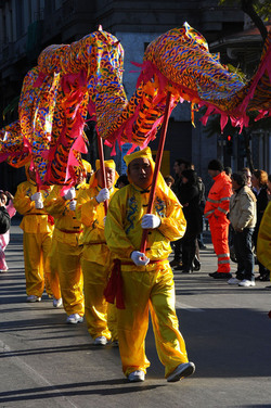 CAPODANNO CINESE panoramiche e particolari. Fotografie di Giulio Azzarello &copy;2014.