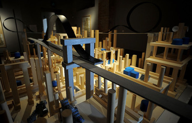 Mobile City installazione di Anne Clemence DeGrollee alla GAM di Palermo. Fotografie di Giulio Azzarello ©2017. Mobile City installazione di Anne Clemence DeGrollee alla GAM di Palermo. Fotografie di Giulio Azzarello ©2017.