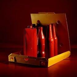 PIZZA ROSSA. Fotografia di Giulio Azzarello ©2023.