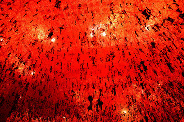 BIENNALE di VENEZIA padiglione giapponese. Foto di Giulio Azzarello &copy;2015 2016. Opera di Chiharu Shiota The KEY in the HAND .