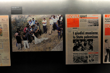 MUSEO DELLA MAFIA a Salemi. Fotografie di Giulio Azzarello 2014.