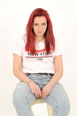 LUCREZIA artista modella attrice. Fotografie di Giulio Azzarello &copy;2018.