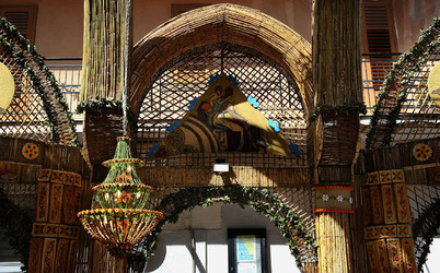 GLI ARCHI DI PASQUA a San Biagio Platani in Sicilia. Fotografie di Giulio Azzarello &copy;2014.