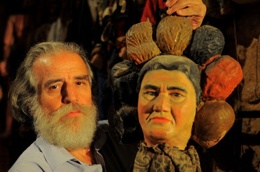 MIMMO CUTICCHIO puparo siciliano ritratti. Fotografie di Giulio Azzarello &copy;2014.