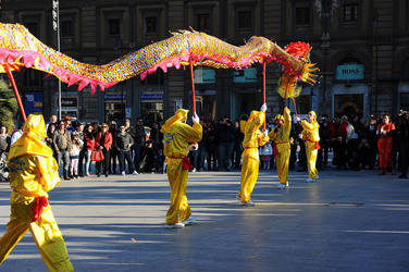 CAPODANNO CINESE panoramiche e particolari. Fotografie di Giulio Azzarello &copy;2014.