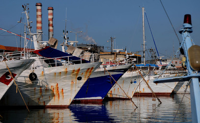 PORTO EMPEDOCLE in Sicilia. Fotografie di Giulio Azzarello &copy;2014.