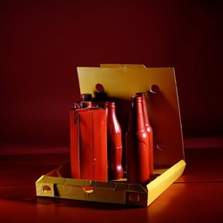 PIZZA ROSSA. Fotografia di Giulio Azzarello ©2023.