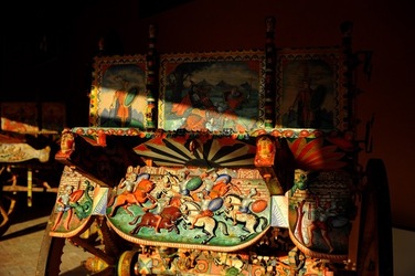 MUSEO DEL CARRETTO SICILIANO D Aumale. Fotografie di Giulio Azzarello &copy;2018.