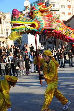 CAPODANNO CINESE panoramiche e particolari. Fotografie di Giulio Azzarello &copy;2014.