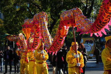CAPODANNO CINESE panoramiche e particolari. Fotografie di Giulio Azzarello &copy;2014.