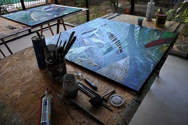 GIORNATA DEL CONTEMPORANEO artisti. Foto di Giulio Azzarello &copy;2014.