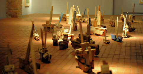 Installazione di Anne Clemence DeGrollee alla GAM di Palermo. Fotografie di Giulio Azzarello ©2017. Installazione di Anne Clemence DeGrollee alla GAM di Palermo. Fotografie di Giulio Azzarello ©2017.