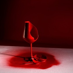 CALICE ROSSO. Fotografia di Giulio Azzarello &copy;2023.