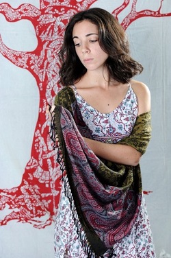 ISABELLA SCIORTINO attrice italiana. Fotografie di Giulio Azzarello &copy;2018.