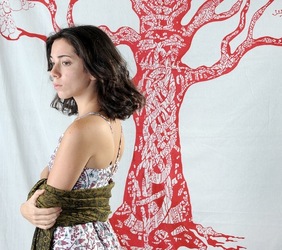 ISABELLA SCIORTINO attrice italiana. Fotografie di Giulio Azzarello &copy;2018.