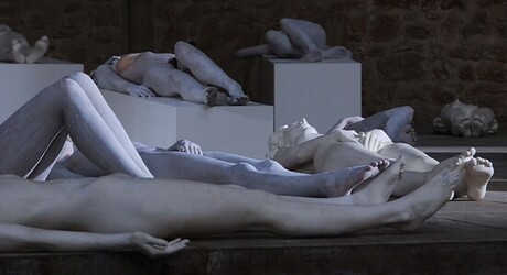 VANESSA BEECROFT allo Spasimo di Palermo alcuni momenti. Fotografie di Giulio Azzarello &copy;2014.