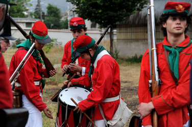 LA BATTAGLIA DI PONTE AMMIRAGLIO a Palermo lo sbarco dei mille . Fotografie di Giulio Azzarello &copy;2014.