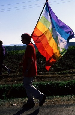 MARCIA DELLA PACE PERUGIA ASSISI fotografie di Giulio Azzarello &copy;2000 2022.
