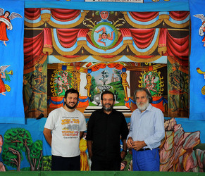 OPERA DEI PUPI dei maestri Mimmo e Nino Cuticchio. Fotografie di Giulio Azzarello &copy;2014.