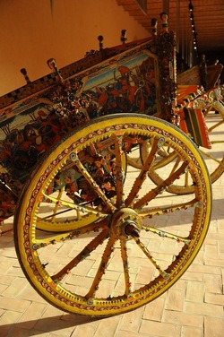 MUSEO DEL CARRETTO SICILIANO D Aumale. Fotografie di Giulio Azzarello &copy;2018.