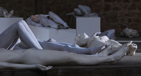 VANESSA BEECROFT allo Spasimo di Palermo alcuni momenti. Fotografie di Giulio Azzarello &copy;2014.