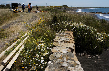 ARTE CONTEMPORANEA A PIRGI sito e riserva archeologica. Fotografie di Giulio Azzarello &copy;2014.