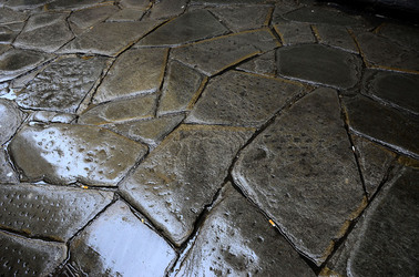 LASTRICATO nel centro storico di Firenze. Fotografie di Giulio Azzarello &copy;2016.