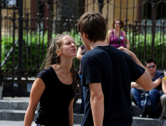 DANZE URBANE contemporanee per le vie di Palermo. Fotografie di Giulio Azzarello &copy;2014.