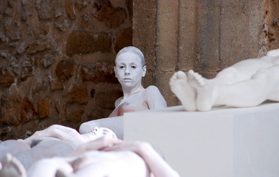 VANESSA BEECROFT allo Spasimo di Palermo alcuni momenti. Fotografie di Giulio Azzarello &copy;2014.