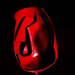 CALICE ROSSO. Fotografia di Giulio Azzarello &copy;2023.