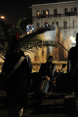 LA BATTAGLIA DI PONTE AMMIRAGLIO a Palermo lo sbarco dei mille . Fotografie di Giulio Azzarello &copy;2014.