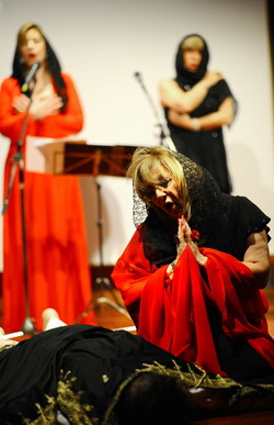 SPETTACOLO di Sara Favar&ograve; e della sua compagnia. Fotografie di Giulio Azzarello &copy;2015 2016.