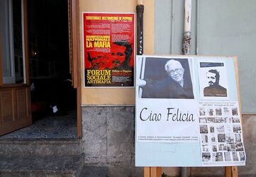 PEPPINO IMPASTATO e il suo mito. Fotografie di Giulio Azzarello ©2014.