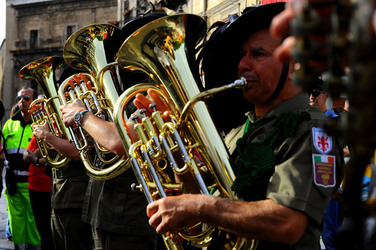 RADUNO di Bersaglieri. Fotografie di Giulio Azzarello &copy;2016.